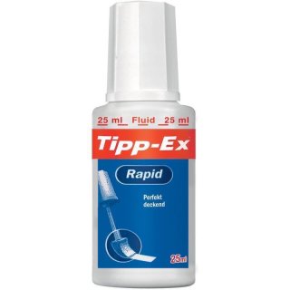 Tipp-Ex Korrekturflüssigkeit "Rapid", weiß, 25 ml