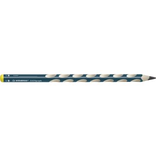 Ergonomischer Dreikant-Bleistift für Linkshänder - STABILO EASYgraph in petrol - Einzelstift - Härtegrad B