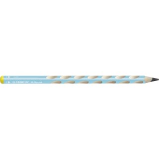 Ergonomischer Dreikant-Bleistift für Linkshänder - STABILO Easygraph in blau - Einzelstift - Härtegrad B