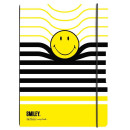 herlitz my.book flex Notizheft A4 2 x 40 Blatt liniert/kariert Smiley "B&Y Stripes"