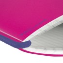 herlitz my.book flex Notizheft A5 40 Blatt kariert pink