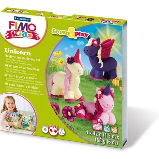 FIMO kids Modellier-Set Form & Play "Unicorn", Level 3