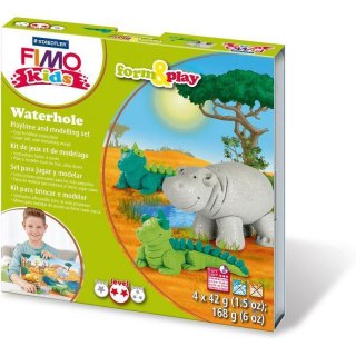 FIMO kids Modellier-Set Form & Play "Waterhole", Level 3