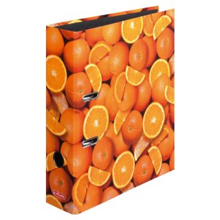 herlitz Motivordner maX.file Orangen 8 cm, DIN A4