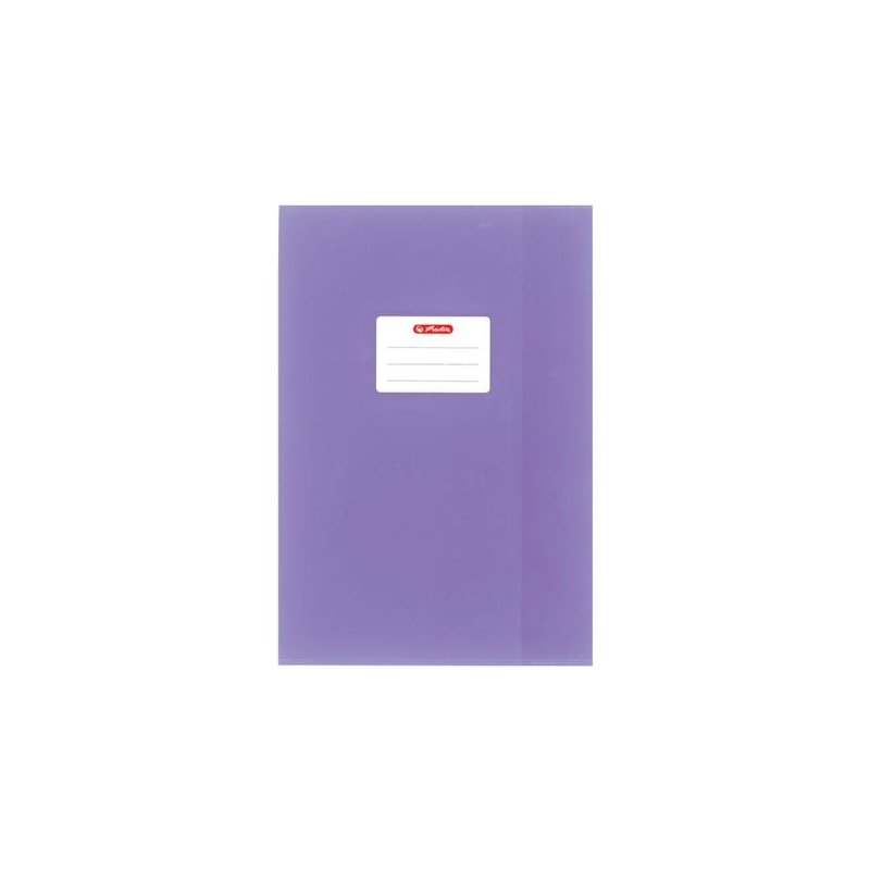 herlitz Heftschoner DIN A4, geprägt (Bast), PP, violett