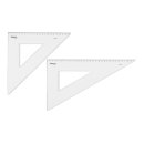 ARISTO College Dreieck Set 2-teilig transparent (AR23805)