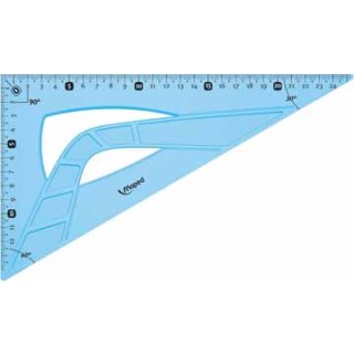 Maped Zeichendreieck Flex 60 Grad, 260 mm blau