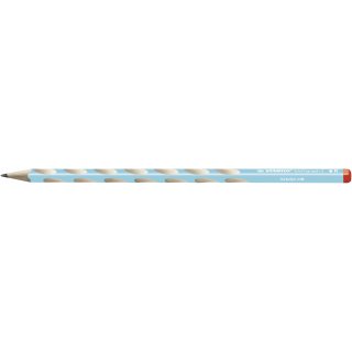 Schmaler Dreikant-Bleistift für Rechtshänder - STABILO EASYgraph S in blau - Einzelstift - Härtegrad HB