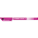 Fineliner mit gefederter Spitze - STABILO SENSOR M - medium - Einzelstift - pink