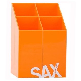 SAX Design Schreibtischköcher "Quadra" orange