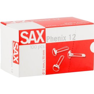 SAX Rundkopfklammern Phenix 12 100 Stk. L:70mm D:12mm