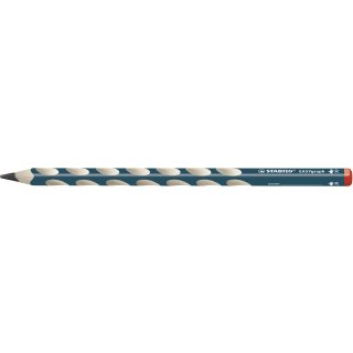 Ergonomischer Dreikant-Bleistift für Rechtshänder - STABILO EASYgraph in petrol - Einzelstift - Härtegrad 2B