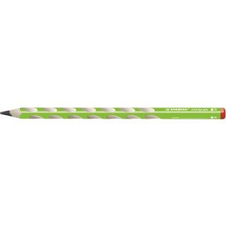 Ergonomischer Dreikant-Bleistift für Rechtshänder - STABILO EASYgraph in grün - Einzelstift - Härtegrad 2B