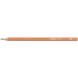 Bleistift - STABILO pencil 160 in orange - Einzelstift - Härtegrad HB