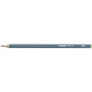 Bleistift - STABILO pencil 160 in petrol - Härtegrad HB - 3er Pack