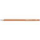 Bleistift - STABILO pencil 160 in petrol, orange, gelb - Härtegrad HB - 3er Pack