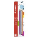 Bleistift - STABILO pencil 160 in pink, blau, orange -...