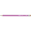 Bleistift mit Radierer - STABILO pencil 160 in pink -...