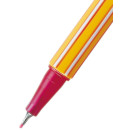 Fineliner mit löschbarer Tinte - STABILO point 88 erasable - Einzelstift - rot
