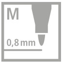 Filzschreiber - STABILO pointMax - Einzelstift - hellgrün