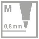 Filzschreiber - STABILO pointMax - 12er Pack - mit 12 verschiedenen Farben