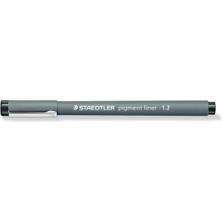 STAEDTLER pigment liner Fineliner schwarz 1,20mm