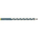 Ergonomischer Dreikant-Bleistift für Linkshänder - STABILO EASYgraph in petrol - Einzelstift - Härtegrad HB