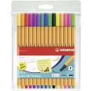 Fineliner - STABILO point 88 - 15er Pack - mit 15...