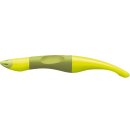 Ergonomischer Tintenroller für Linkshänder - STABILO EASYoriginal in limone/grün - Einzelstift - Schreibfarbe blau (löschbar) - inklusive Patrone