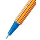 Fineliner mit löschbarer Tinte - STABILO point 88 erasable - Einzelstift - blau