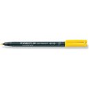 STAEDTLER Lumocolor 318 permanent Universalstift 0,6mm gelb