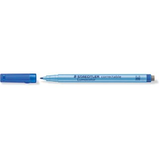 STAEDTLER Lumocolor 305M correctable Universalstift 1,0mm blau