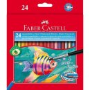 FABER-CASTELL Buntstifte KINDER-AQUARELL, 24er Kartonetui