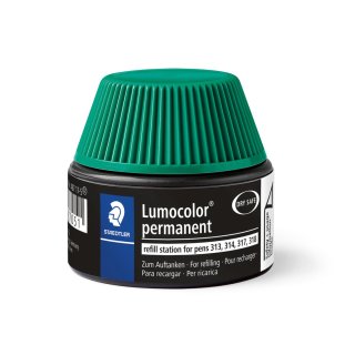 STAEDTLER Lumocolor 487 17 Nachfülltinte für Lumocolor permanent grün