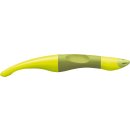Ergonomischer Tintenroller für Rechtshänder - STABILO EASYoriginal in limone/grün - Einzelstift - Schreibfarbe blau (löschbar) - inklusive Patrone