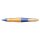 Ergonomischer Druck-Bleistift für Rechtshänder - STABILO EASYergo 1.4 in ultramarinblau/neonorange - Einzelstift - inklusive 3 dünner Minen - Härtegrad HB