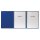 herlitz Karton-Bewerbungsmappe A4 3-teilig blau