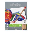 CRETACOLOR MegaColor Farbstifte 12 Metall-Etui