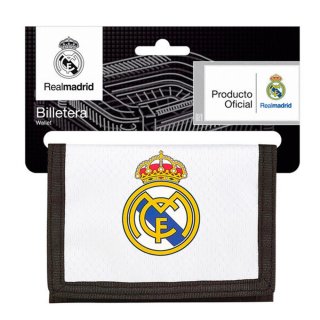 Real Madrid Brieftasche weiß schwarz