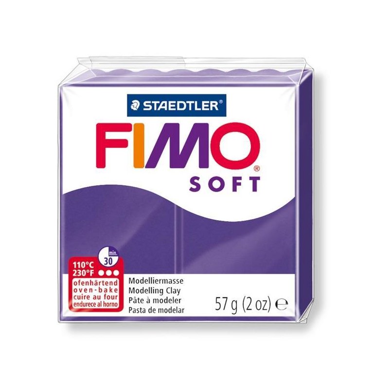 FIMO SOFT Modelliermasse, ofenhärtend, pflaume, 57 g