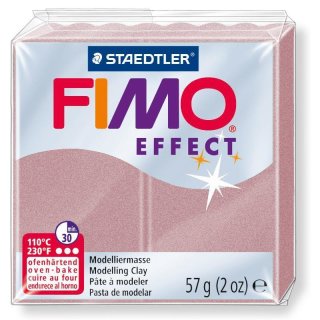 FIMO EFFECT Modelliermasse, ofenhärtend, roségold, 57 g