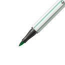 Premium-Filzstift mit Pinselspitze für variable Strichstärken - STABILO Pen 68 brush - Einzelstift -  smaragdgrün 568/36