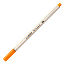 Premium-Filzstift mit Pinselspitze für variable Strichstärken - STABILO Pen 68 brush - Einzelstift -  orange 568/54