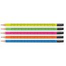 JOLLY Lineal-Stift Neon HB, bunt sortiert 72er-Runddose