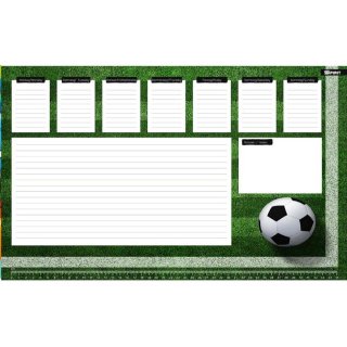 SPIRIT Schreibtischunterlage 48 x 33 cm 30 Blatt Soccer