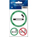 TSI Aufkleber "Rauchen erlaubt / verboten"