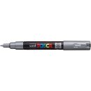 POSCA Acryl Marker PC-1MC Feine Spitze 0,7 - 1,0mm, silber