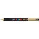 POSCA Acryl Marker PC-1MR Extra Feine Spitze 0,7mm, gold