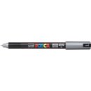 POSCA Acryl Marker PC-1MR Extra Feine Spitze 0,7mm, silber