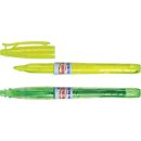Centrum Bottle-Pen Textmarker gelb & grün 2er Set